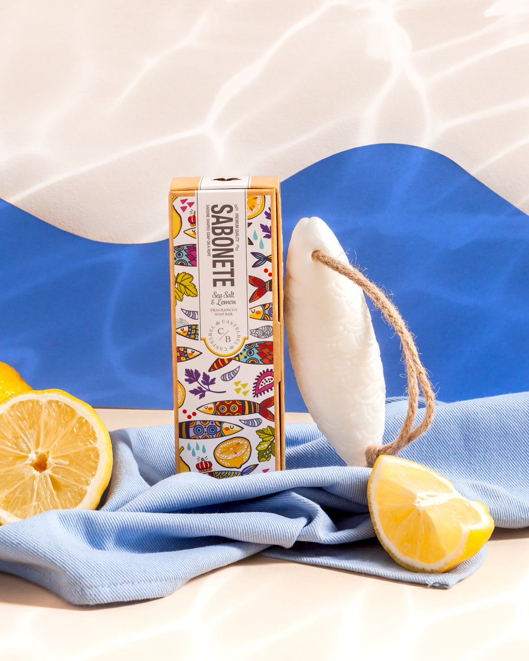 Sardine Soap Sea Salt & Lemon 80g