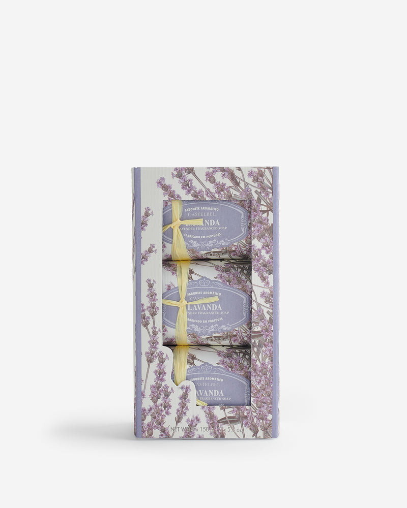 Conjunto de Sabonetes Lavanda 3x150g