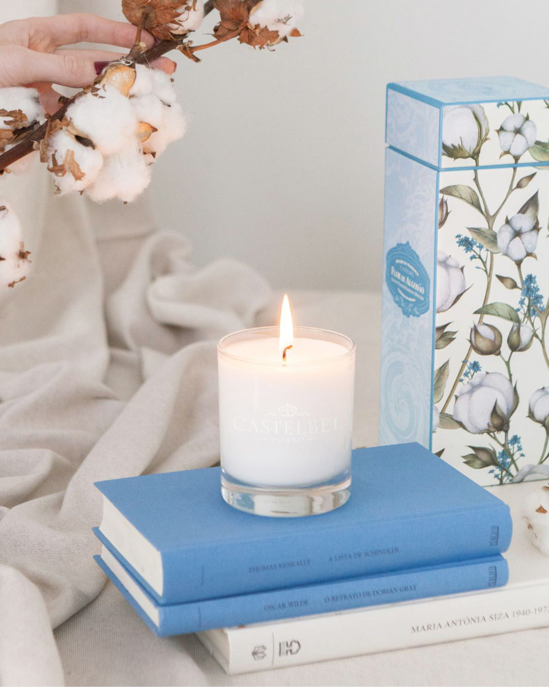 Vela Aromática Flor de Algodão 210g - 1-2201