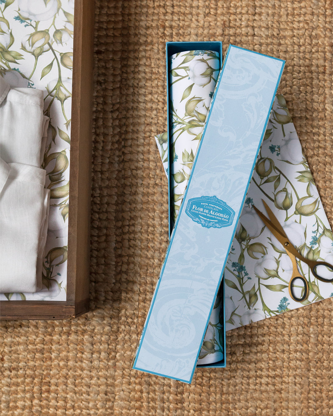 Papel Perfumado Flor de Algodão