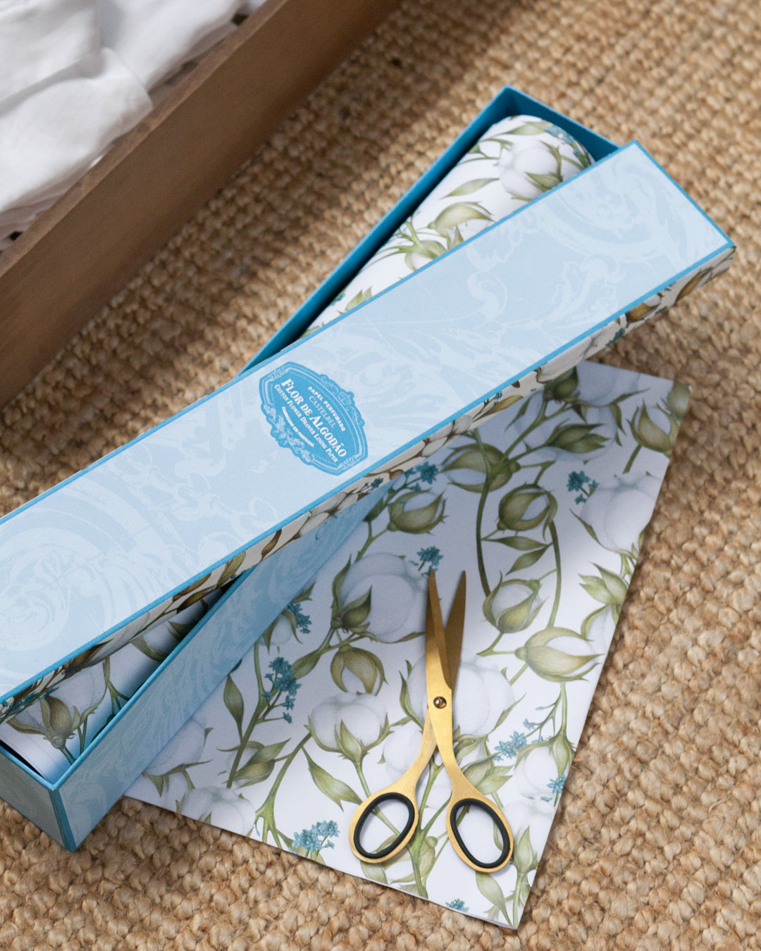Papel Perfumado Flor de Algodão
