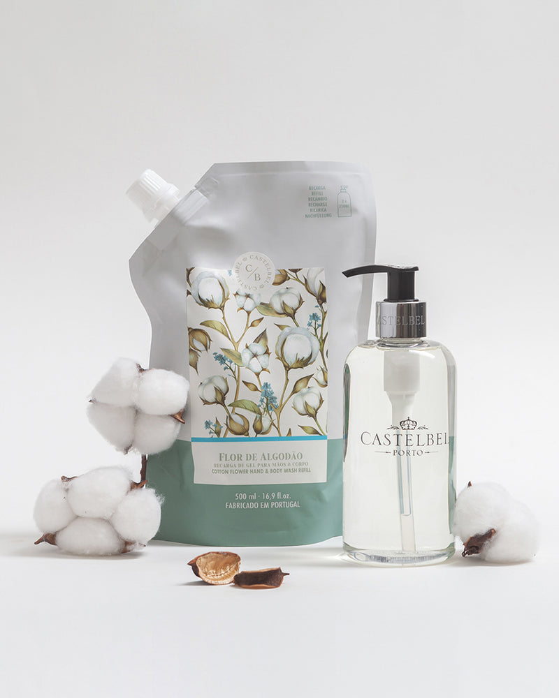 Recarga de Gel para Mãos e Corpo Flor de Algodão 500ml - 1-2228
