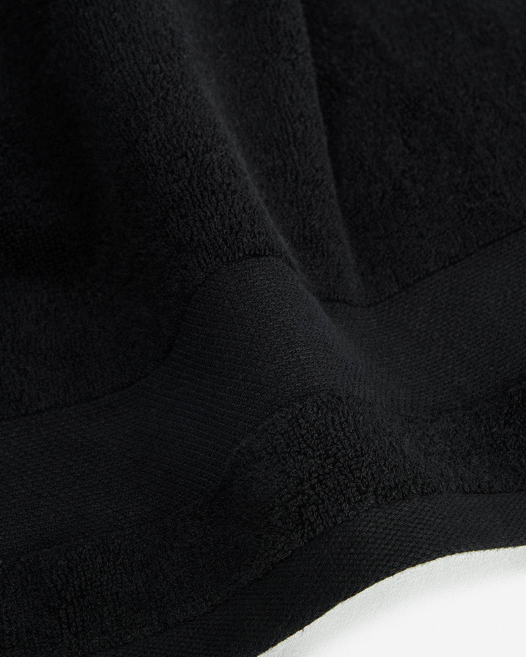 Portus Cale Set de Toalhas de Mão e Banho Pretas