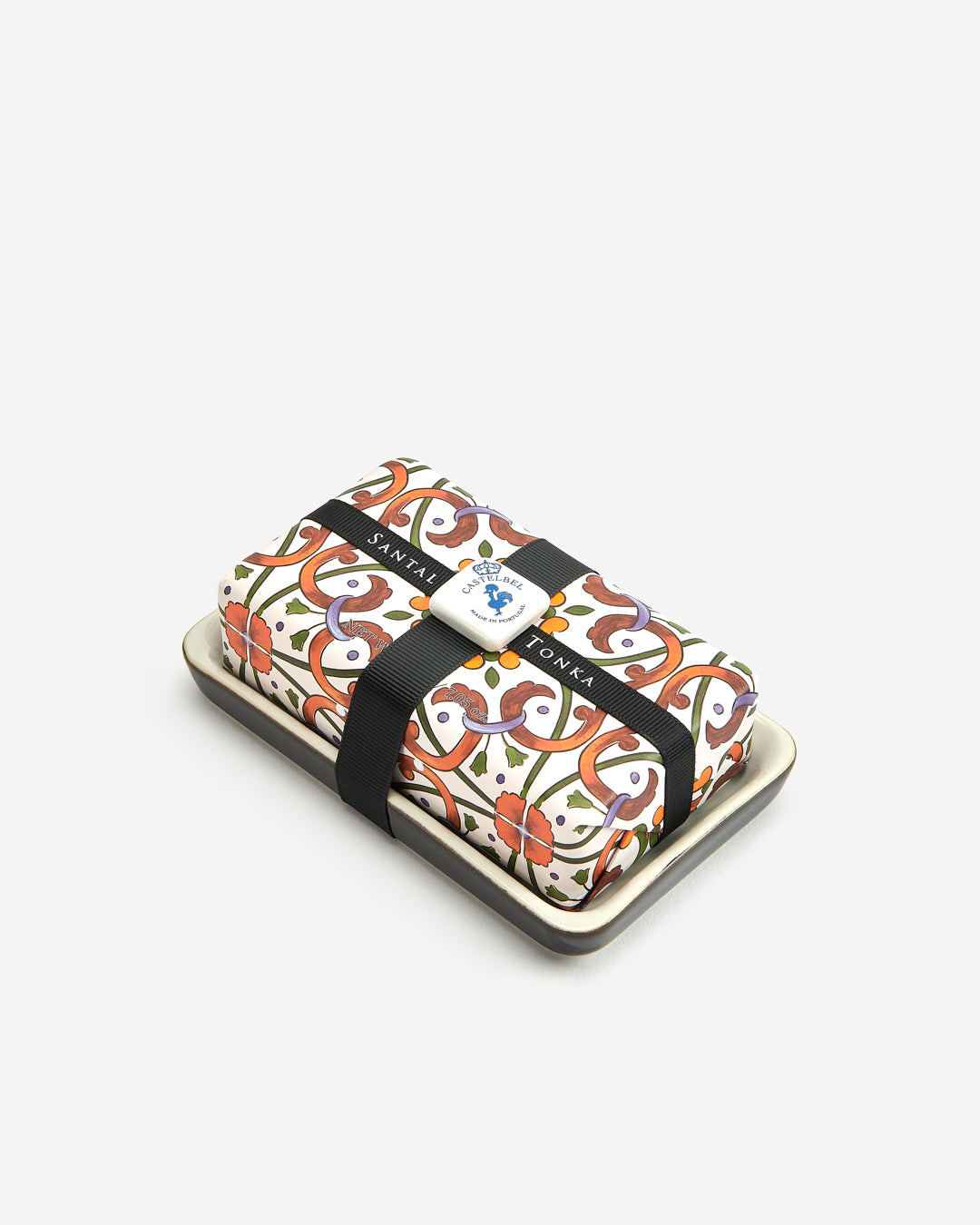 Santal Tonka Soap 200g with Soap Dish