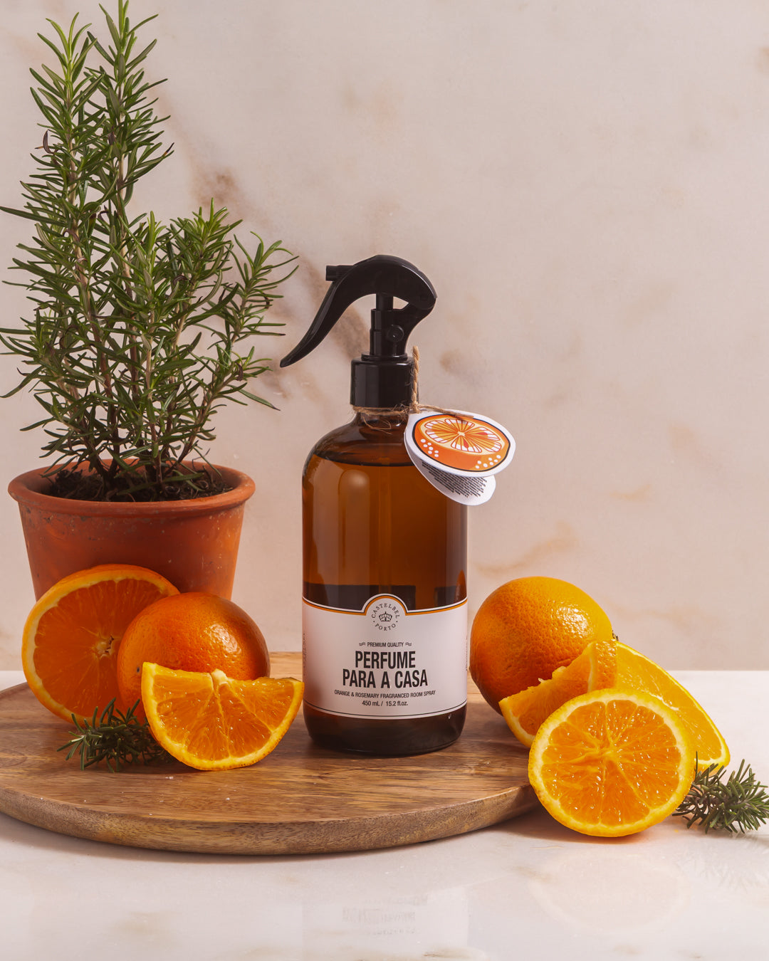 Perfume para Hogar Naranja y Romero 450ml