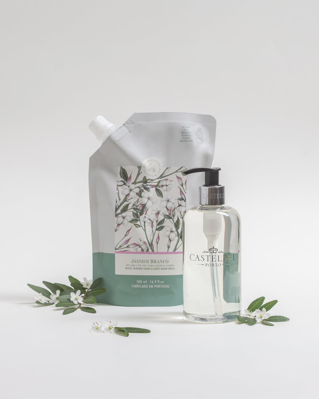 White Jasmine Hand&Body Wash Refill Pouch 500ml