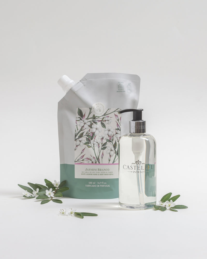 White Jasmine Hand&Body Wash Refill Pouch 500ml