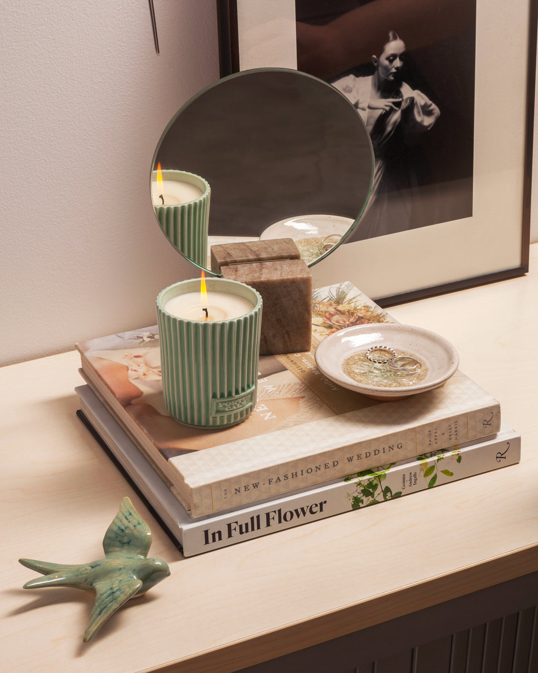 Vela Aromática White Crane 210g