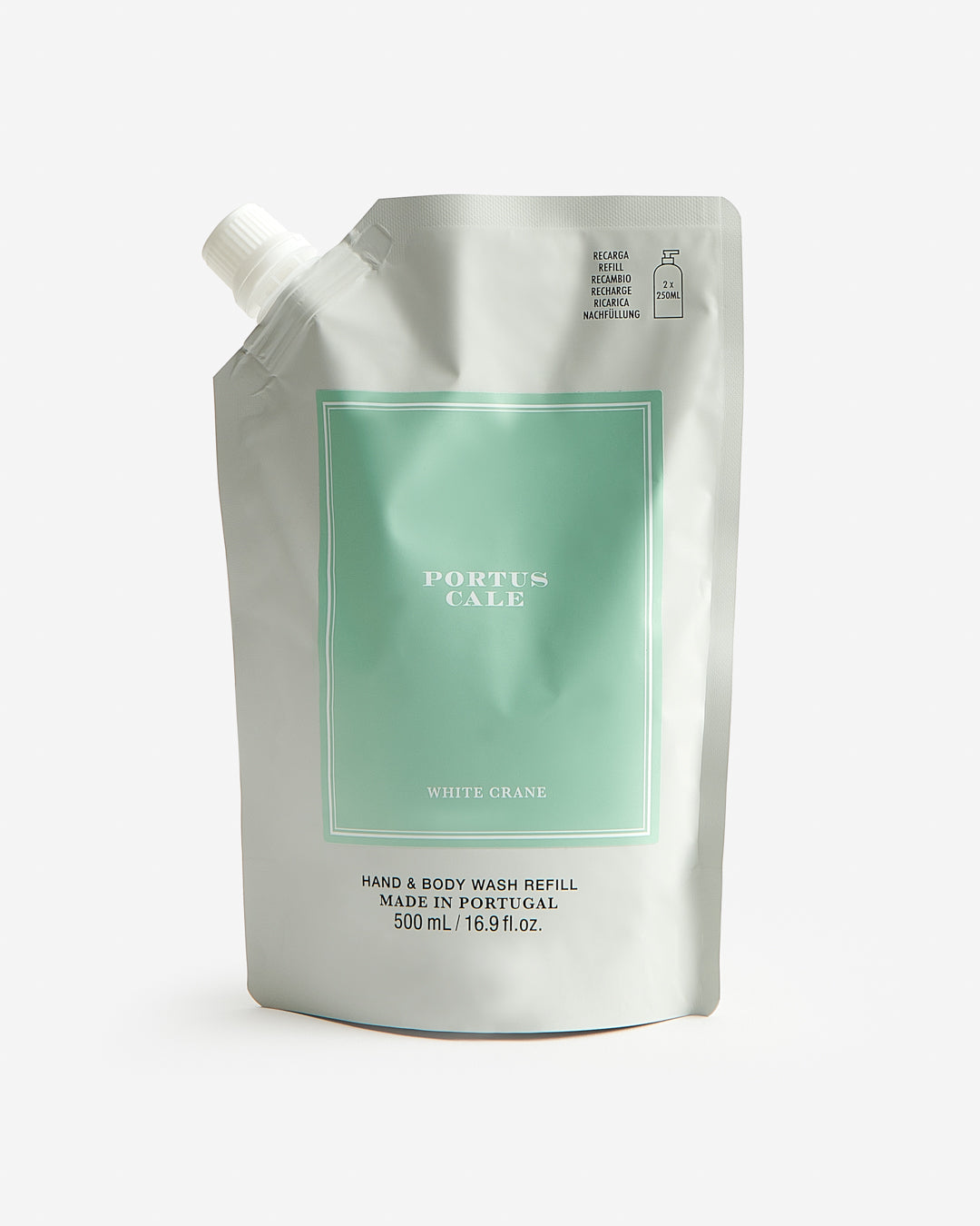 Recarga de Gel para Mãos e Corpo White Crane 500ml