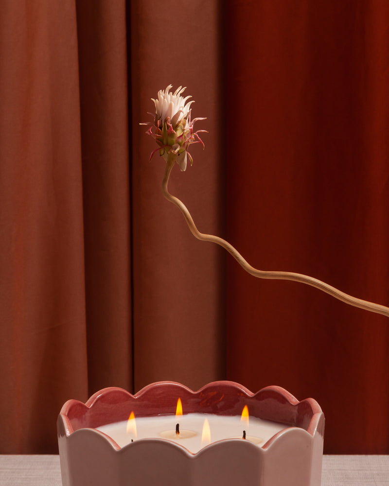 Vela Aromática 4 Mechas Rosé Blush 1400g