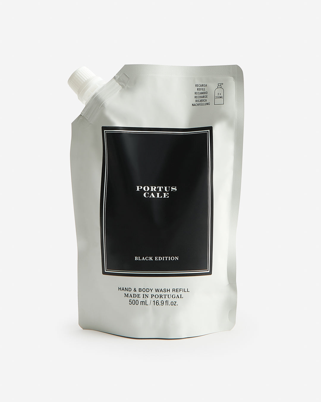 Recarga de Gel para Mãos e Corpo Black Edition 500ml