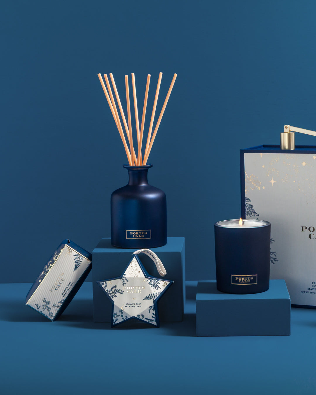 Vela Aromática Festive Blue 210g