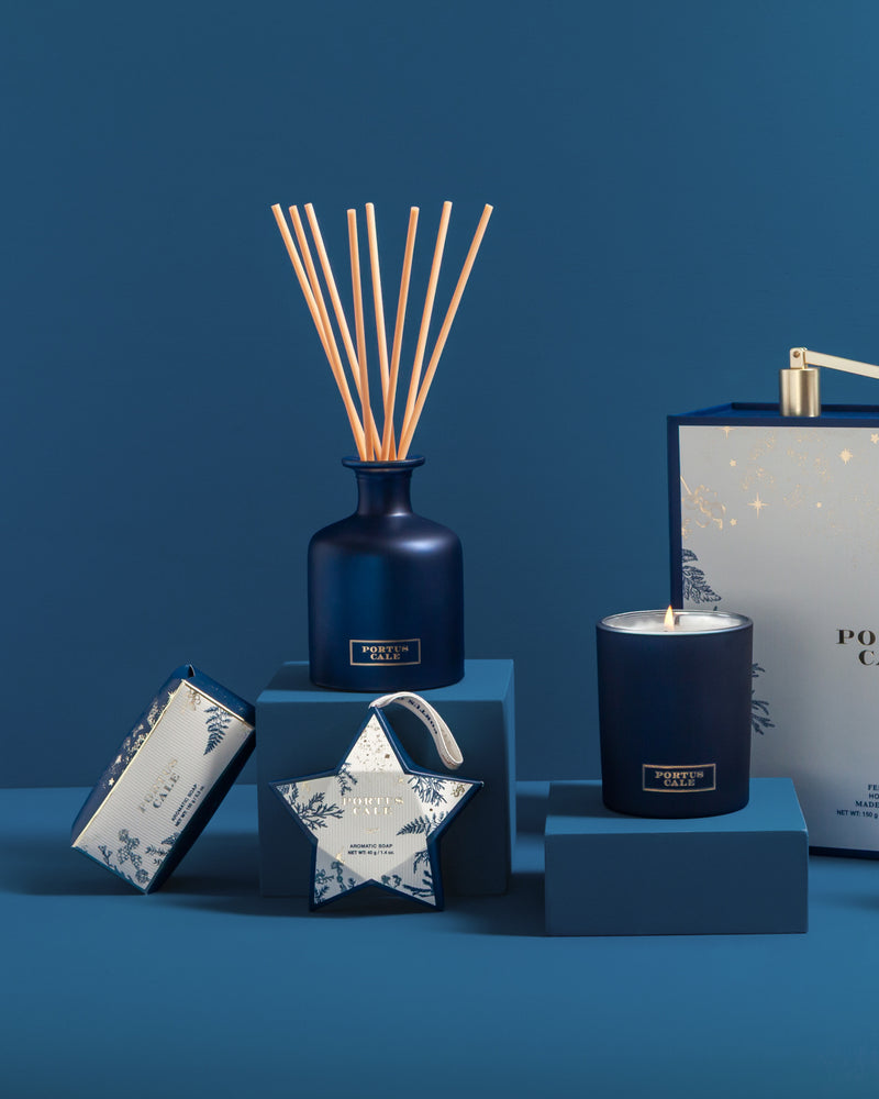 Vela Aromática Festive Blue 210g