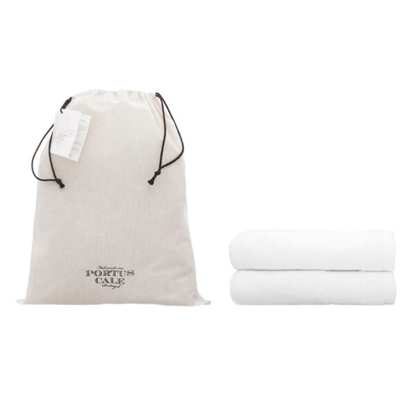 White Egyptian Cotton Hand Towel Set