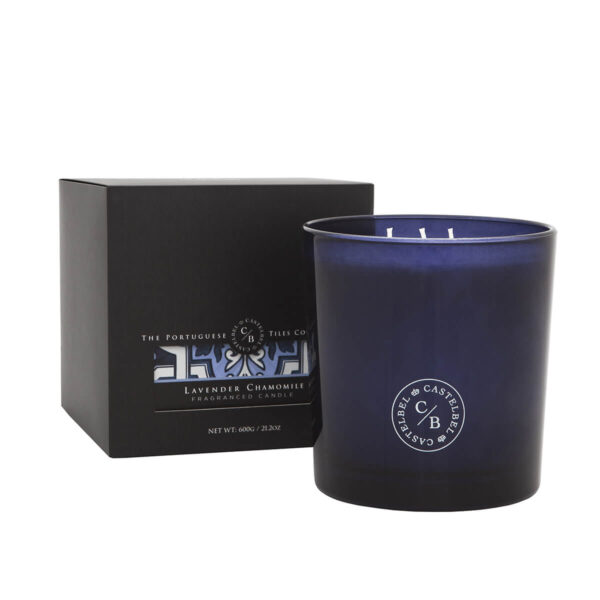 Lavender Chamomile Aromatic 3-Wick Candle 600g